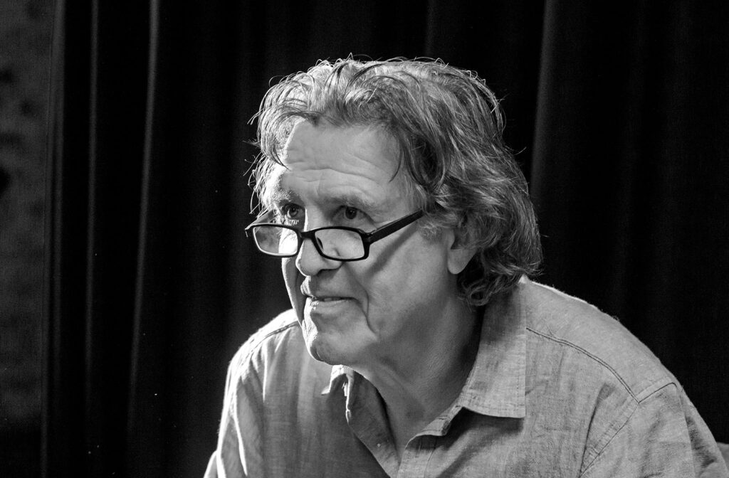 Norbert Scheuer auf einer Veranstaltung des Literaturhauses Oberhausen. Foto: Udo Weier