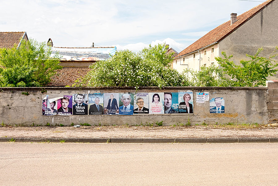 Präsidentschaftswahlen in Frankreich 2022. Foto: Udo Weier