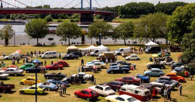 Oldtimertreffen auf der Mühlenweide in Duisburg. Foto: Udo Weier, 2022.