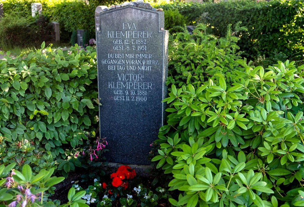 Grab von Victor und Eva Klemperer auf dem Friedhof Dresden-Dölzschen. Foto: Udo Weier 2022